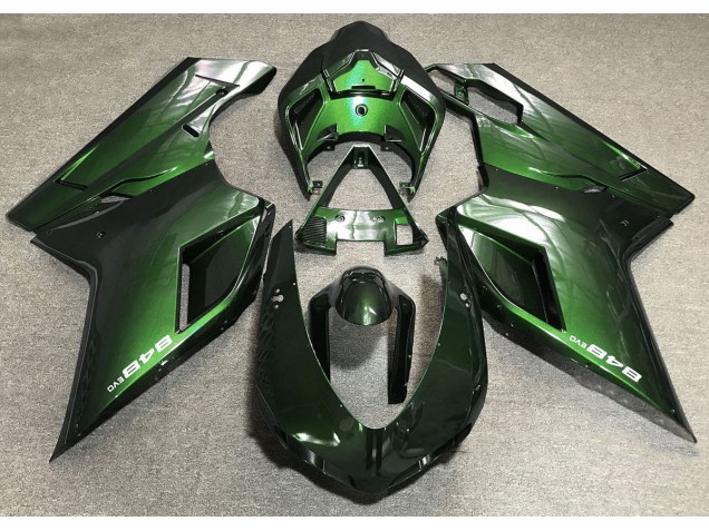 Deep Green Ducati 848 1098 1198 Fairings 2007-2012 Outlets Deep Green Ducati 848 1098 1198 Fairings 2007-2012 Outlets