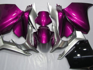 Deep Pink and Silver Honda VFR1200 Fairings 2010-2013 Outlets