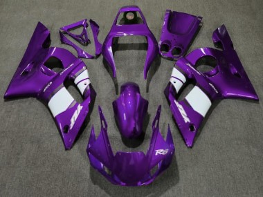 Deep Purple & White Yamaha R6 Fairings 1998-2002 Outlets