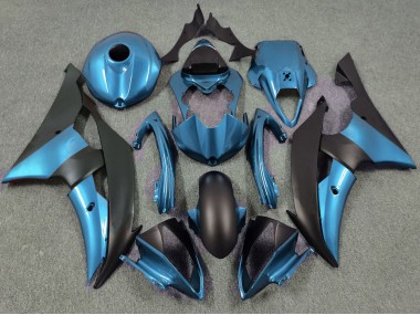 Electric Blue and Matte Black Yamaha R6 Fairings 2008-2016 Outlets