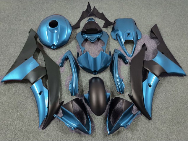 Electric Blue and Matte Black Yamaha R6 Fairings 2008-2016 Outlets Electric Blue and Matte Black Yamaha R6 Fairings 2008-2016 Outlets