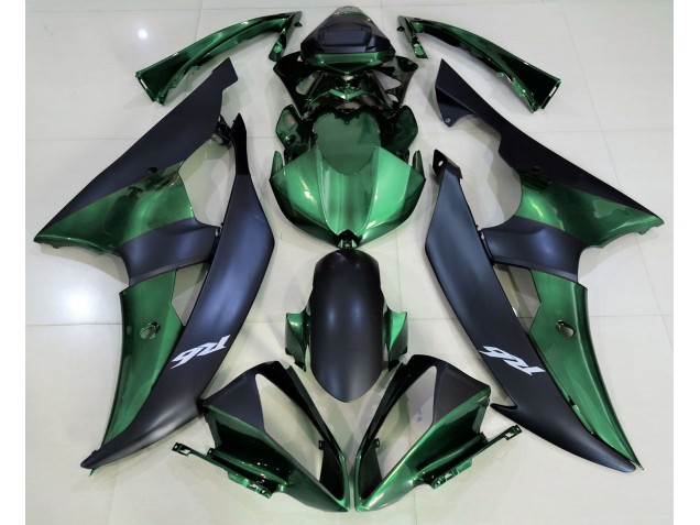 Forest Green and Matte Black Yamaha R6 Fairings 2008-2016 Outlets Forest Green and Matte Black Yamaha R6 Fairings 2008-2016 Outlets