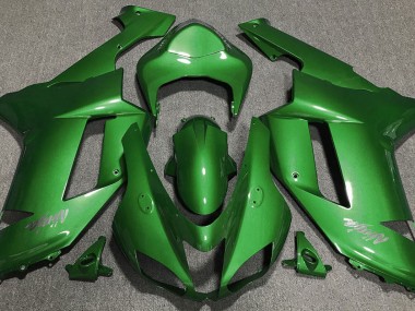 Forest Green Kawasaki ZX6R Fairings 2007-2008 Outlets