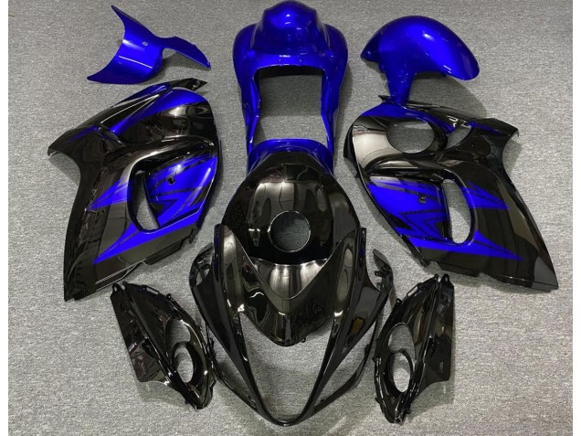 Gloss Black and Deep Blue Suzuki GSXR 1300 Fairings 2008-2019 Outlets Gloss Black and Deep Blue Suzuki GSXR 1300 Fairings 2008-2019 Outlets