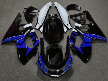 Gloss Black Blue and White Yamaha YZF600 Fairings 1998-2007 Outlets