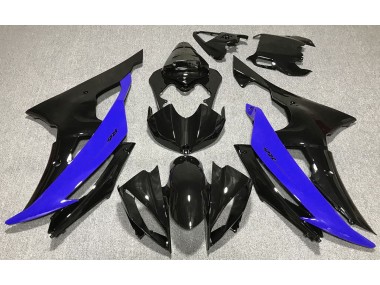 Gloss Black & Blue Yamaha R6 Fairings 2008-2016 Outlets