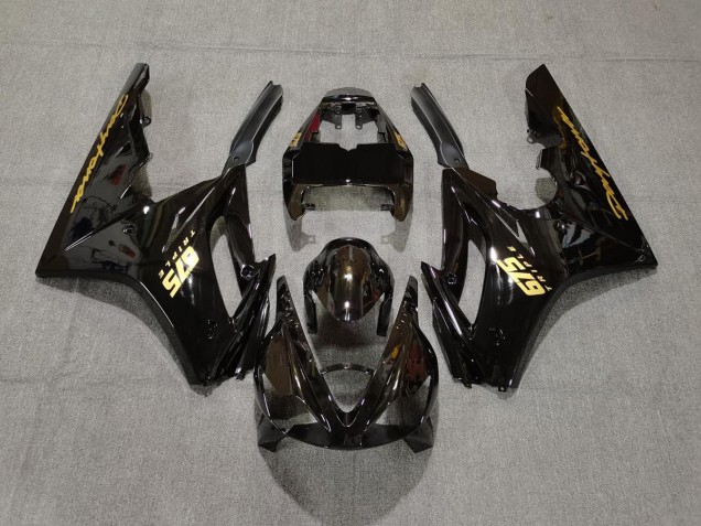 Gloss Black & Gold Triumph Daytona 675 Fairings 2006-2008 Outlets Gloss Black & Gold Triumph Daytona 675 Fairings 2006-2008 Outlets