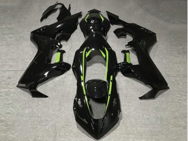 Gloss Black & Lime Green Lining- CBR1000RR 17-19 Honda CBR1000RR Fairings 2017-2019 Outlets