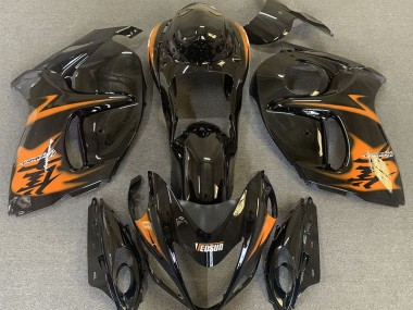 Gloss Black & Orange Suzuki GSXR 1300 Fairings 2008-2019 Outlets