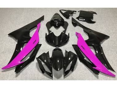 Gloss Black & Pink Yamaha R6 Fairings 2008-2016 Outlets
