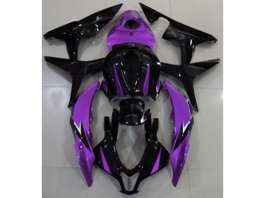 Gloss Black & Purple Honda CBR600RR Fairings 2007-2008 Outlets