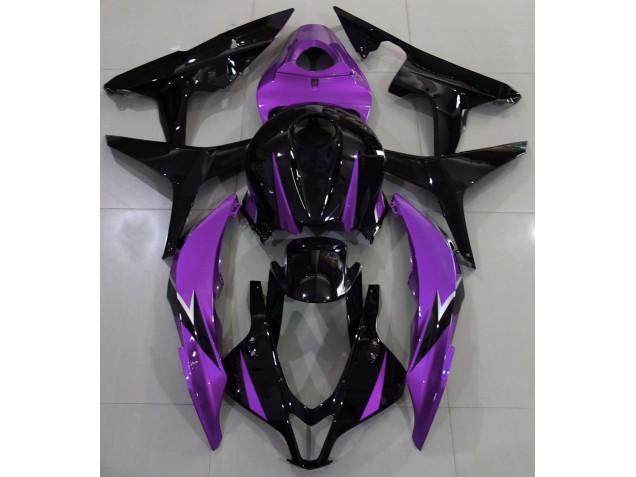 Gloss Black & Purple Honda CBR600RR Fairings 2007-2008 Outlets Gloss Black & Purple Honda CBR600RR Fairings 2007-2008 Outlets