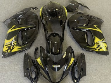 Gloss Black & Yellow Suzuki GSXR 1300 Fairings 2008-2019 Outlets