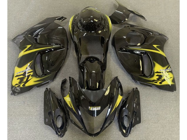 Gloss Black & Yellow Suzuki GSXR 1300 Fairings 2008-2019 Outlets Gloss Black & Yellow Suzuki GSXR 1300 Fairings 2008-2019 Outlets