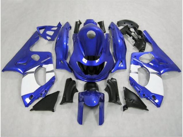 Gloss Blue and White Yamaha YZF600 Fairings 1998-2007 Outlets