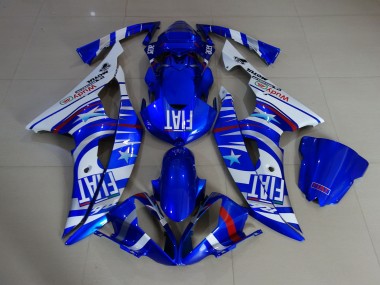 Gloss Blue Fiat Yamaha R6 Fairings 2008-2016 Outlets