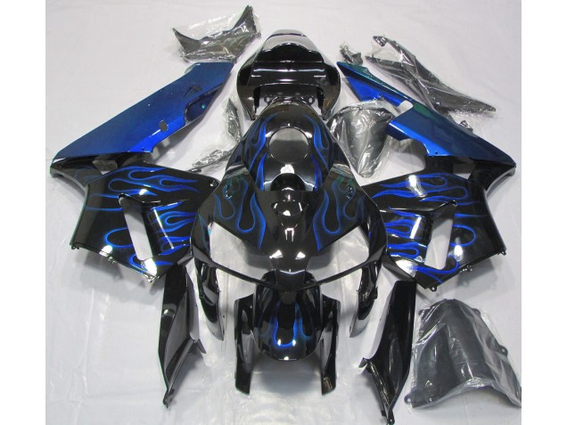 Gloss Blue Flame Honda CBR600RR Fairings 2005-2006 Outlets Gloss Blue Flame Honda CBR600RR Fairings 2005-2006 Outlets