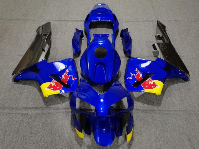 Gloss Blue Red Bull Honda CBR600RR Fairings 2003-2004 Outlets Gloss Blue Red Bull Honda CBR600RR Fairings 2003-2004 Outlets