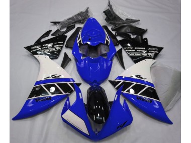 Gloss Blue White and Black Yamaha R1 Fairings 2013-2014 Outlets