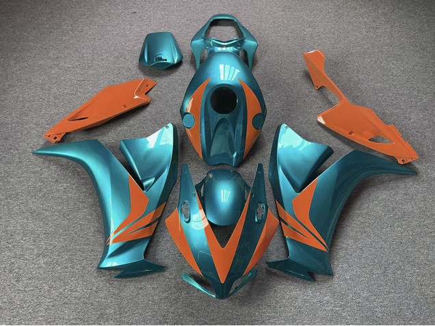 Gloss Cyan and Orange Honda CBR1000RR Fairings 2012-2016 Outlets Gloss Cyan and Orange Honda CBR1000RR Fairings 2012-2016 Outlets