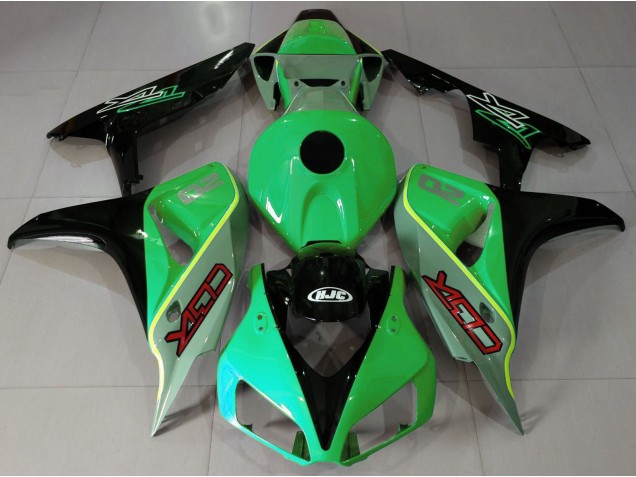 Gloss Green and Black CBR Style Honda CBR1000RR Fairings 2006-2007 Outlets Gloss Green and Black CBR Style Honda CBR1000RR Fairings 2006-2007 Outlets
