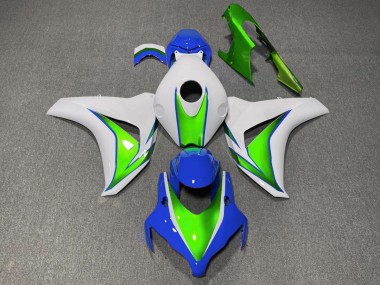 Gloss Green and Blue Honda CBR1000RR Fairings 2008-2011 Outlets