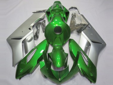 Gloss Green and Silver Honda CBR1000RR Fairings 2004-2005 Outlets