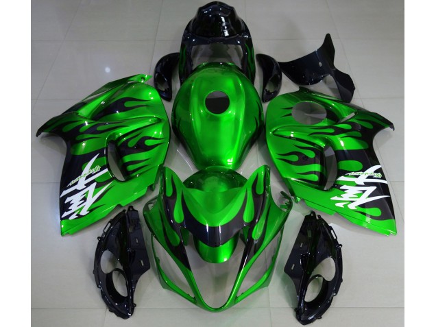 Gloss Green & Black Suzuki GSXR 1300 Fairings 2008-2019 Outlets Gloss Green & Black Suzuki GSXR 1300 Fairings 2008-2019 Outlets