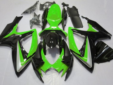 Gloss Green Debadged Suzuki GSXR 600-750 Fairings 2006-2007 Outlets