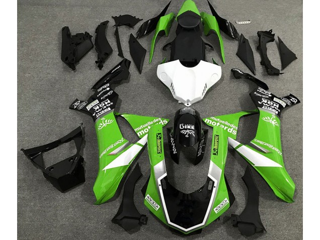 Gloss Green Logo Style Yamaha R1 Fairings 2015-2019 Outlets