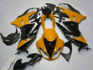 Gloss Orange and Black Kawasaki ZX6R Fairings 2009-2012 Outlets