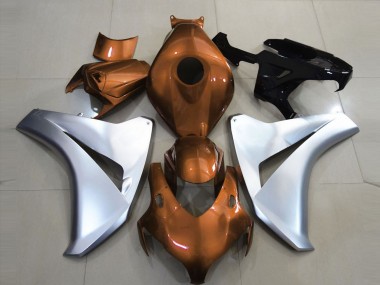 Gloss Orange and Silver Honda CBR1000RR Fairings 2008-2011 Outlets