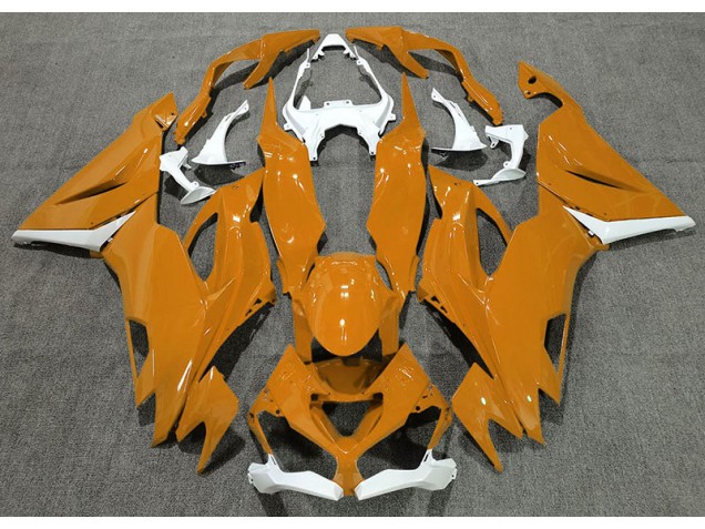 Gloss Orange & White Kawasaki ZX6R Fairings 2019-2020 Outlets Gloss Orange & White Kawasaki ZX6R Fairings 2019-2020 Outlets