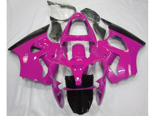 Gloss Pink & Black Kawasaki ZX6R Fairings 2000-2002 Outlets Gloss Pink & Black Kawasaki ZX6R Fairings 2000-2002 Outlets
