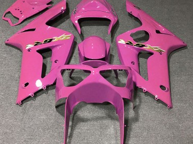 Gloss Pink Kawasaki ZX6R Fairings 2003-2004 Outlets