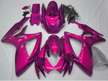 Gloss Pink Plain Suzuki GSXR 600-750 Fairings 2006-2007 Outlets