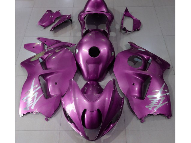 Gloss Pink & Silver Logo Suzuki GSXR 1300 Fairings 1997-2007 Outlets Gloss Pink & Silver Logo Suzuki GSXR 1300 Fairings 1997-2007 Outlets