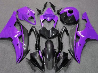 Gloss Purple and Carbon Yamaha R6 Fairings 2008-2016 Outlets