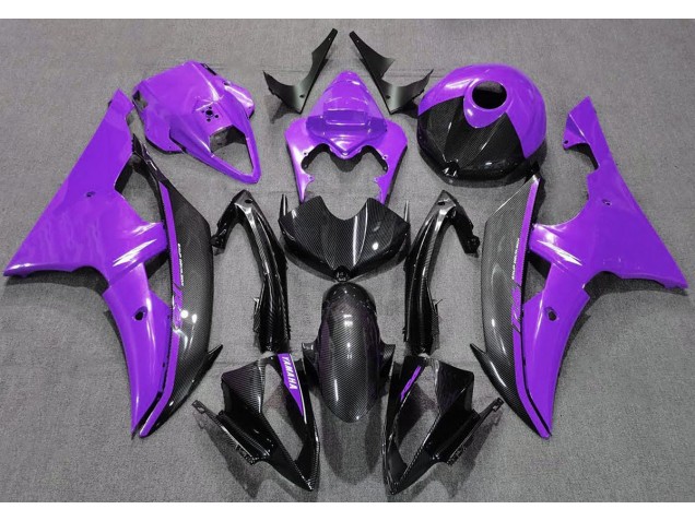 Gloss Purple and Carbon Yamaha R6 Fairings 2008-2016 Outlets Gloss Purple and Carbon Yamaha R6 Fairings 2008-2016 Outlets