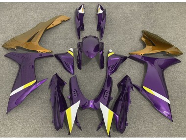 Gloss Purple and Gold Suzuki GSXR 600-750 Fairings 2011-2020 Outlets