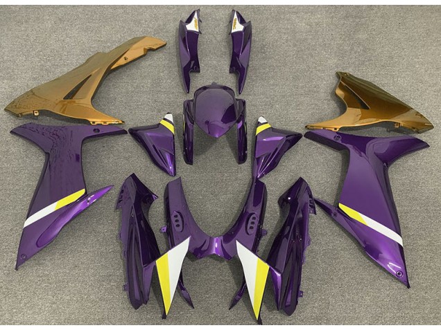 Gloss Purple and Gold Suzuki GSXR 600-750 Fairings 2011-2020 Outlets Gloss Purple and Gold Suzuki GSXR 600-750 Fairings 2011-2020 Outlets