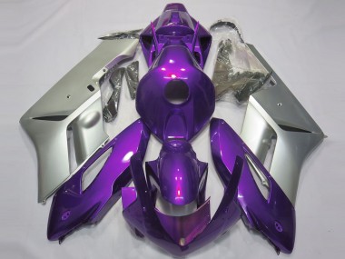 Gloss Purple and Silver Honda CBR1000RR Fairings 2004-2005 Outlets