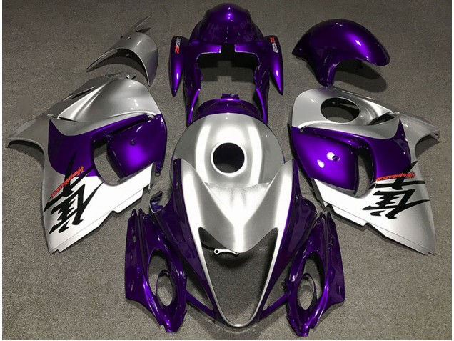 Gloss Purple and Silver Suzuki GSXR 1300 Fairings 2008-2019 Outlets Gloss Purple and Silver Suzuki GSXR 1300 Fairings 2008-2019 Outlets