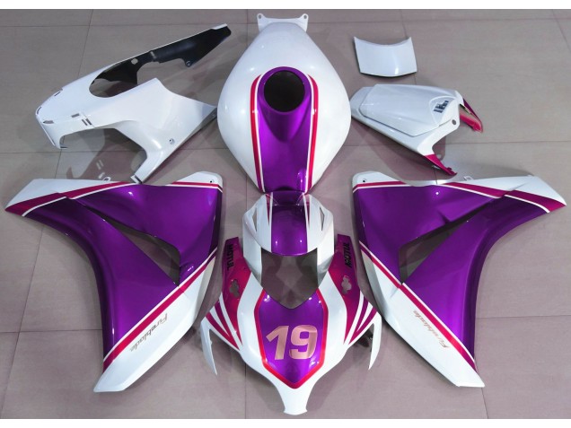 Gloss Purple and White Honda CBR1000RR Fairings 2008-2011 Outlets Gloss Purple and White Honda CBR1000RR Fairings 2008-2011 Outlets