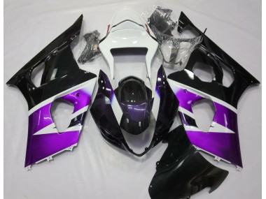 Gloss Purple and White Suzuki GSXR 1000 Fairings 2003-2004 Outlets