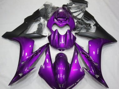 Gloss Purple & Black Yamaha R1 Fairings 2004-2006 Outlets