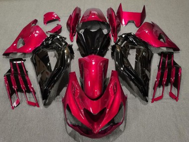 Gloss Red and Black Kawasaki ZX14R Fairings 2012-2019 Outlets