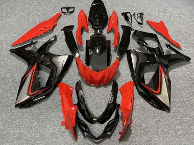Gloss Red and Black Suzuki GSXR 1000 Fairings 2009-2016 Outlets