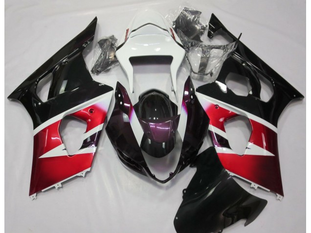 Gloss Red and White Suzuki GSXR 1000 Fairings 2003-2004 Outlets Gloss Red and White Suzuki GSXR 1000 Fairings 2003-2004 Outlets