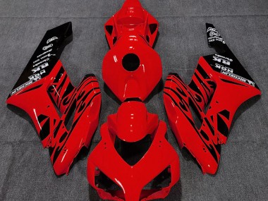 Gloss Red Flame Honda CBR1000RR Fairings 2004-2005 Outlets